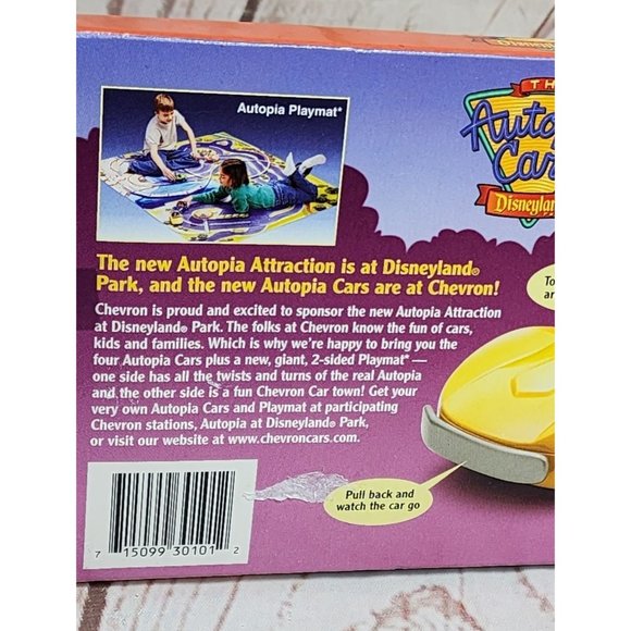 Chevron Cars' Autopia Cars Disneyland Park Pull Back and Go Toy Car - Picture 13 of 15